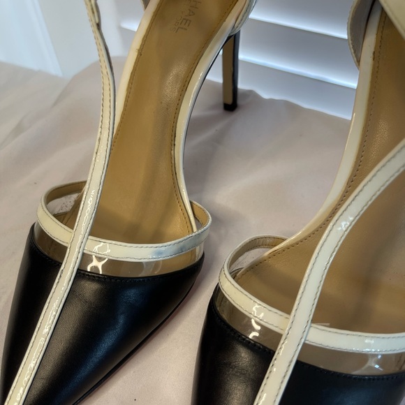 Michael Kors Black and White Heels - Picture 12 of 12